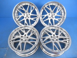 美品 WORK GNOSIS CVX ベンツ CLS等 20X9J +25 20X10J +10 ホイール 4本 ワーク グノーシス マットシルバー (g044412)