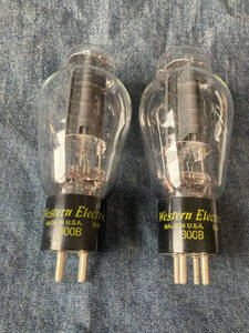 【真空管】WESTERN ELECTRIC 300B 2個 【現状品】 オーディオ機器関連/パーツ/部品