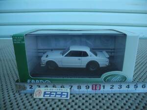 ◎新品未開封◎ エブロ ニッサン スカイライン GT-R KPGCIO 1971 白 1/43 / EBBRO NISSAN SKYLINE GT-R KPGCIO 1971 WHITE/