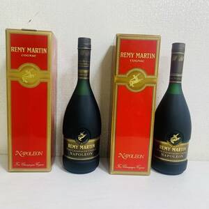 【IK-28418】1円～ REMY MARTIN レミーマルタン NAPOLEON ナポレオン 700ml 2本セット COGNAC コニャック 未開栓 現状品 保管品 箱付き