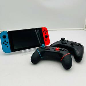 【送料無料です】switch本体　コントローラー×2 セット　ジャンク品