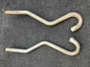 Triumph Bud Ekins Style Pipes バドパイプ 当時物 1-1/2 ビンテージ / BSA WEBCO WASSELL BATES GUIDE LUCAS トライアンフ 