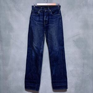 SAMURAI JEANS サムライジーンズ S3000VX 零 ZERO 大戦 17oz Lot.21 ペンキアーキュエイト デニムパンツ size.W29 色残り多 ヒゲ ハチノス