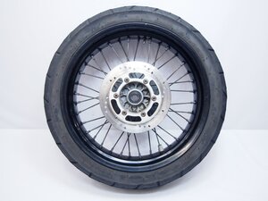 Dトラッカー純正リアホイール4.00×17J軽い振れありLX250E.98-07年KLX250