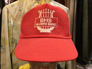 90’S HIGH SCHOOL ALUMNI BAND TRUCKER CAP SIZE FREE ハイ スクール アルムナイ バンド トラッカー キャップ 帽子 楽器 音楽 ビンテージ