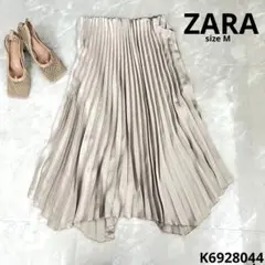 ZARA ザラ　ロングスカート　プリーツスカート　スカート　Mサイズ　ゴールド