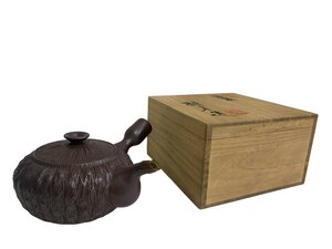 清水酔月 萬古焼 千乱文 急須 煎茶道具 煎茶器 茶器 共箱付