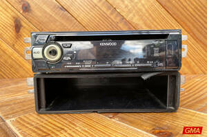 【GMA2308014】KENWOOD 1DIN AVユニット RDT-191 CD/USB/MP3/WMA/WAV/FLAC対応 ジャンク品 汎用1DINケース付