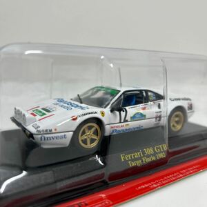 アシェット 公式フェラーリF1コレクション 1/43 #104 Ferrari 308GTB Targa Florio 1982 タルガ・フローリオ ミニカー モデルカー