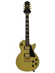 Epiphone◆Les Paul Custom/WH/2006/一部回路パーツ交換/塗装黄変/本体のみ