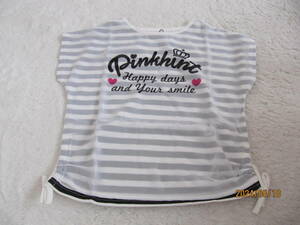 ☆タグ付き☆Pinkhuntの前シフォンTシャツ（１２０ｃｍ）