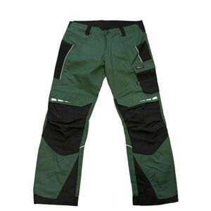 【美品】 Dickies PRO ディッキーズ ライディングパンツ ワークパンツ メンズ 52 W36相当 緑/グリーン リップストップ コーデュラ 古着