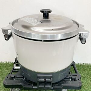 美品 現行品 2023年製 業務用 ガス炊飯器 リンナイ 都市ガス RR-300CF 3升炊き プロパンガス 内窯フッ素使用 領収書 2904