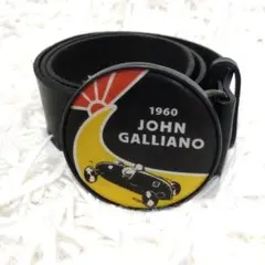 ジョンガリアーノ　John gallano レザー　ベルト　イタリア製