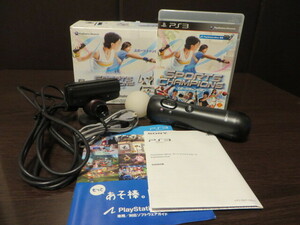 ◎PS3（プレイステーション３）『 PSMove専用 PlayStationMove スポーツチャンピオン バリューパック 』【中古品／起動確認済み】