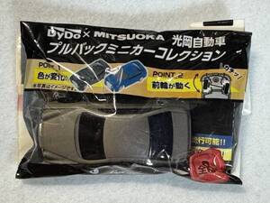 DyDo × MITSUOKA 光岡自動車 プルバックミニカーコレクション 1.GaluE ガリュー 我流　2014年頃の品です