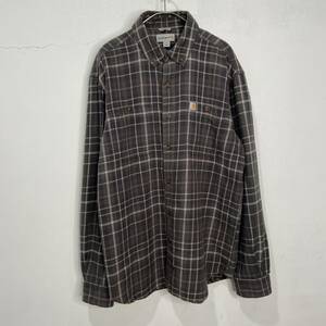 ☆送料無料☆Carhartt☆カーハート☆フランネルシャツ☆メンズM☆チェック柄☆G23