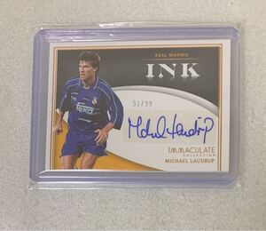 /99 Auto Michael Laudrup 2022-23 Panini Immaculate INK Real Madrid Legend 直筆サイン入り レアルマドリー レジェンド サッカー カード