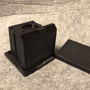 中古美品 ZENZA BRONICA 645 ETR-Si 用 ウエストレベルファインダー (ETRシリーズ用 ピントフード ETR ETRS ETRSI ) ゼンザ ブロニカ ※