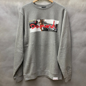 USA正規品 【L】 Diamond Supply ダイヤモンドサプライ CaliLife クルーネック スウェット トレーナー グレー ガンメタ LA カリフォルニア