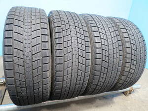 21年製バリ山 225/55R18 98Q ◆ダンロップ WINTER MAXX SJ8◆ 4本 A1252 スタッドレス