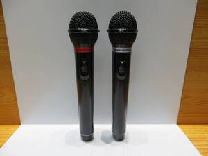 *S2951*●オーディオテクニカ AT-CLM771T A/B １セット audio-technica ワイヤレスマイク 動作確認済み品中古#*