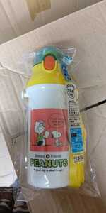 スヌーピー SNOOPY プラスチック直のみ 水筒 480ml 抗菌 ツートンカラー ピーナッツ日本製 peanuts 新品・未開封・即決