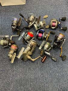 ※ SHIMANO AbuGarcia シマノ アブガルシア フィッシング リール 釣具 11本まとめ