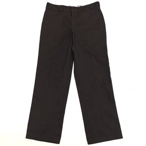 Dickies ディッキーズ ロゴワッペン チノ ワークパンツ 34 w90 ダークブラウン チノパンツ アメカジ 古着 XL 2L LL 特大 大きいサイズ 紳士