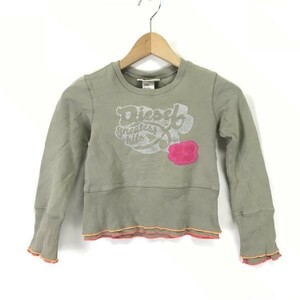 DIESEL★長袖トレーナー【kids size-6・120/グレー/gray】Tops◆BH180