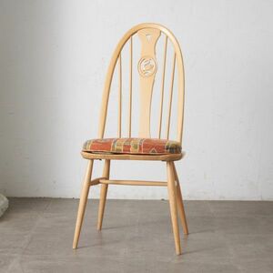 IZ78285F★Ercol スワンバック チェア クッション アーコール ヴィンテージ ダイニングチェア ウィンザーチェア 椅子 イギリス ビンテージ