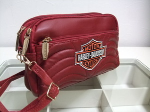 ★在庫一掃セールです★送料無料★必見★HARLEY‐DAVIDSON★お洒落で★綺麗～で★上品～な★ボルドー★便利な★ショルダー★バッグ★新品★