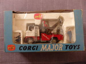 格安貴重レア・フォードレッカー車・CORGI MAJOR TOYS/コーギーメジャートイズ・英国製・長さ約11ｃｍ・中古現状品