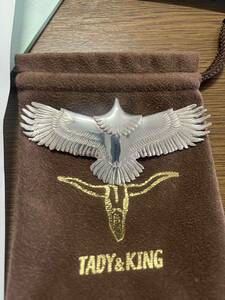 中古（未使用）TADY & KING タディアンドキング 特大 イーグル ペンダント ブリング購入証明付き