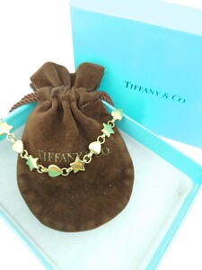 TIFFANY　　ティファニー　　パフスターk18 ブレスレット