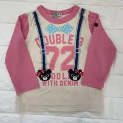 DOUBLE B 72サイズ 長袖Tシャツ　90センチ