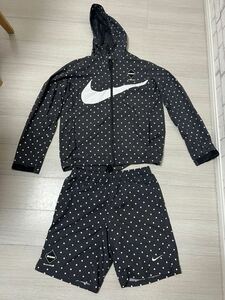 FCRB NIKE f.c real bristol エフシーレアル　ブリストル ナイキ POLKA DOT PRACTICE JACKET + SHROTS ブルゾン 上下セット 半袖 半ズボン