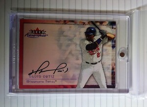 2001 Fleer David Ortiz Auto 名作