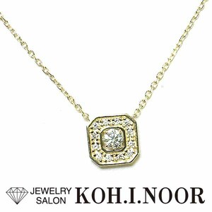 ヴァンドーム ダイヤモンド 0.087ct 0.06ct 18金イエローゴールド K18YG ネックレス 箱 VENDOME