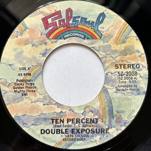 【試聴 7inch】Double Exposure / Ten Percent 7インチ 45 muro koco フリーソウル サバービア 