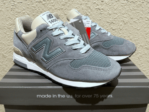 国内正規品 New Balance M1400SB STEEL BLUE USA製 US8.5 26.5cm 新品 NB グレー スウェード アメリカ米国製 Made In The USA スニーカー