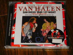 未開封新品 VAN HALEN / SAN DIEGO 1984 1ST NIGHT DEFINITIVE MASTER 初回ナンバーステッカー付 ZODIAC Eddie Van Halen David Lee Roth