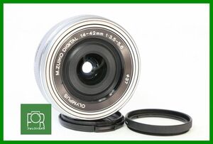 【同梱歓迎】【動作保証・点検済】良品■オリンパス OLYMPUS M.ZUIKO 14-42mm F3.5-5.6 パンケーキ■AF完動■EEE1217