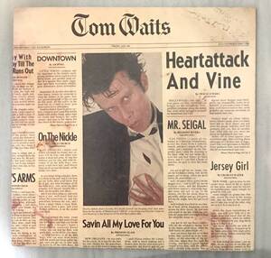 名盤 Tom Waits / Heartattack And Vine 〔US盤LP〕