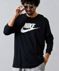 NIKE Tシャツ 長袖 アイコン フューチュラ CI6292-010 ロンT ブラック L