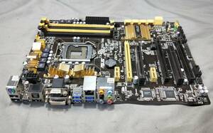 【中古パーツ】BIOS確認のみ、ASUS Z87-A マザーボード ＩＯパネル LGA1150 ■MB5086