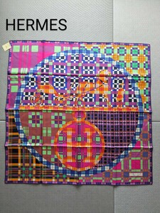 新品 タグ付き HERMES 大判スカーフ カレ90 未使用 エルメス 確実正規