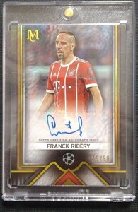 Topps Museum Collection - Archival Autographs - Gold Franck Ribry /50 フランクリベリー 直筆サイン