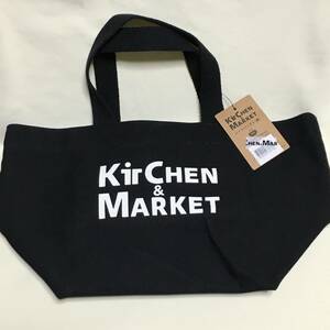 即決*未使用★Kitchen & MARKET キッチンアンドマーケット ミニトートバッグ　お散歩バッグ　ミニトート　ランチトート　販売価格1500円