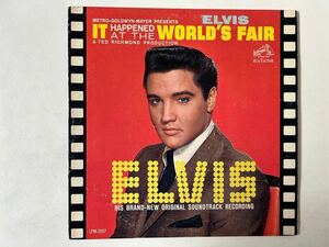 USオリジナル盤 ELVIS PRESLEY IT HAPPENED AT THE WORLD